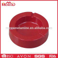 Red color without printing melamine ashtray wholesale